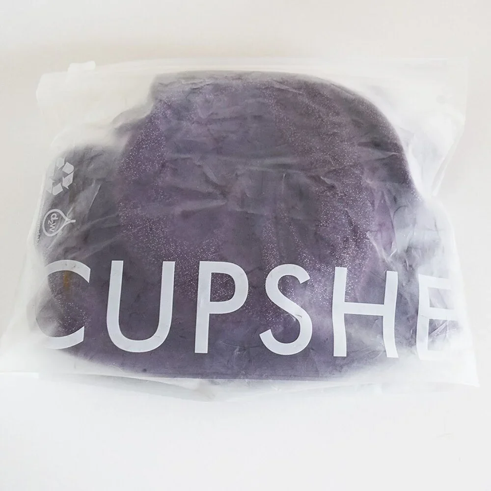 Cupshe Atlantis Plum V-Neck Bikini Top Size L